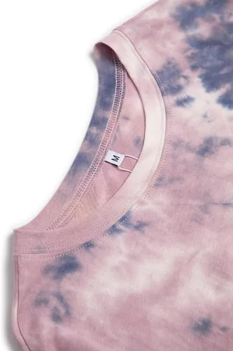 Miniatura 5 de Remidoo - Camiseta informal de manga corta para mujer, cuello redondo, corte amplio, con estampado de arcoíris