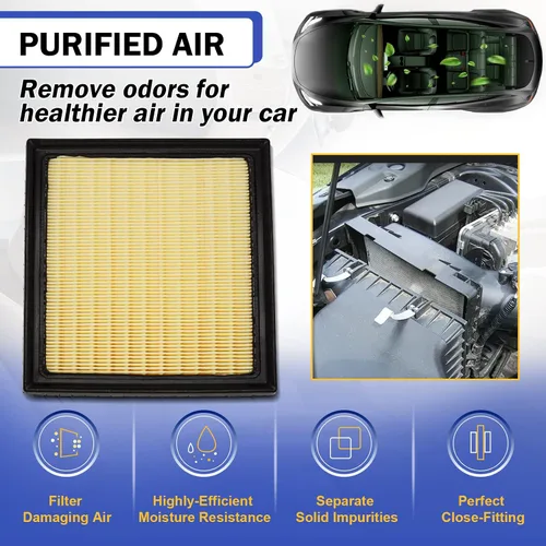 Miniatura 5 de Filtro de aire de motor para Subaru Impreza Crosstrek Ascent Forester Outback WRX 16546AA16A 2017-2024