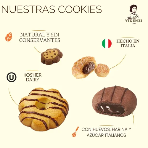 Miniatura 5 de Matilde Vicenzi Mediterraneo - Lata de regalo 32.5 oz con galletas y pasteles italianos surtidos, envueltos individualmente, regalo gourmet