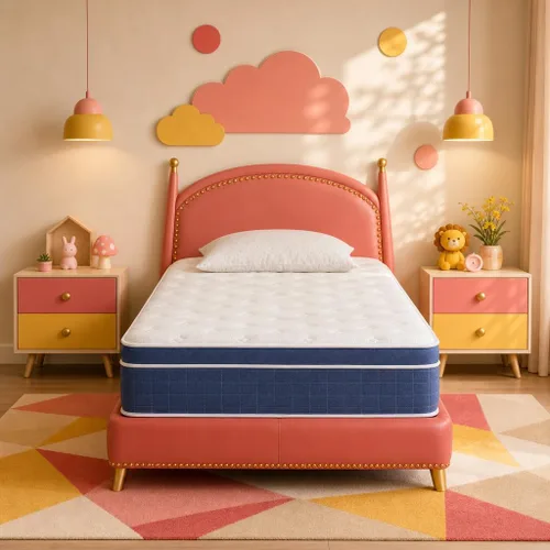 inight 14 Inch Twin Size Mattress, Hybrid Twin Mattress in a Box for Comfort Night, Gel Memory Foam Medium Firm Mattress with Wrapped Pocket Coils