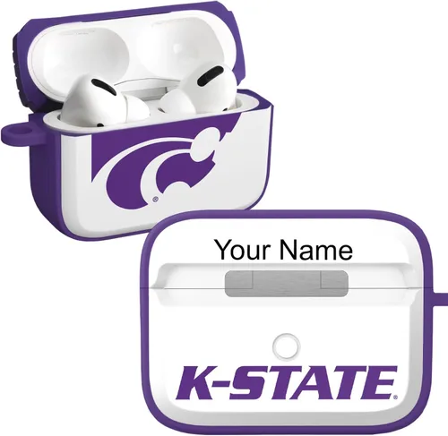 Miniatura 26 de Affinity Bands Kansas State Wildcats HDX Case Cover Compatible with Apple AirPods Gen 1 & 2 (Paint Stripe)