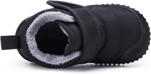 Miniatura 5 de BMCiTYBM - Botas de nieve de invierno para niños y niñas (piel sintética)