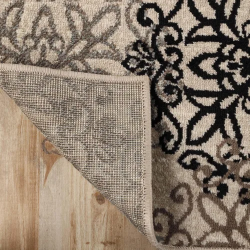 Miniatura 5 de SUPERIOR – Alfombra de área contemporánea de la colección Leigh - Alfombra moderna de 5/16 de pulgada (8 mm) de pelo con diseño de medallón floral
