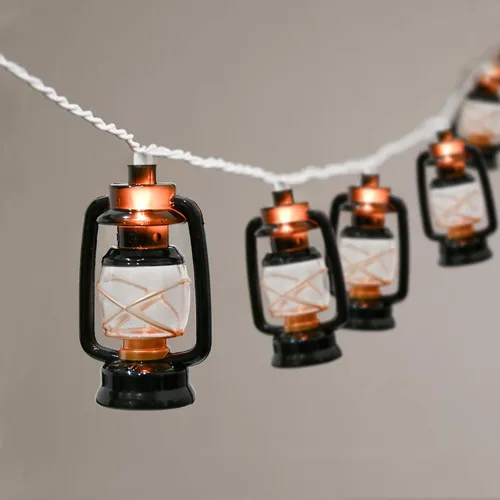Miniatura 15 de Tira de luces de estrellas rojas, blancas y azules, 8.5 pies, luces de decoración del 4 de julio con 10 luces rojas, blancas y azules, tira de luces