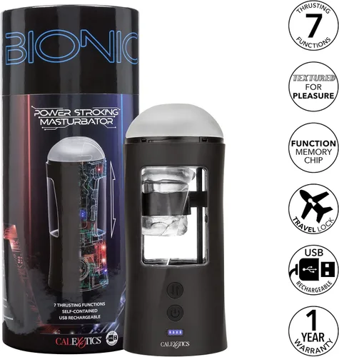 Miniatura 3 de CalExotics Masturbador masculino Bionic Power Stroking - SE-0851-05-3