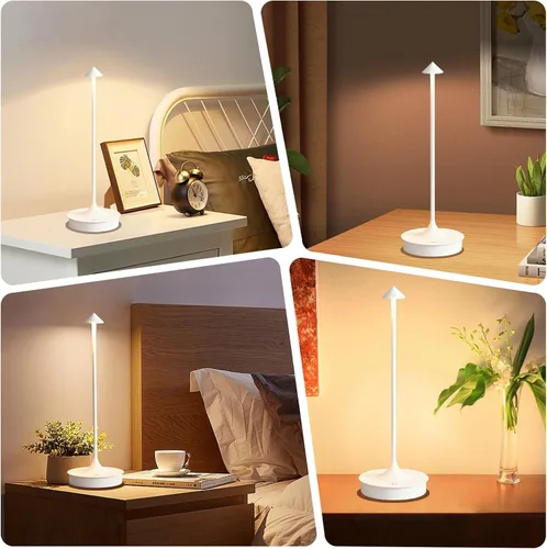 Miniatura 4 de Cordless Table Lamp Rechargeable LED Table Lamps Battery Operated 4000mAh Touch Dimmable Wireless Lamp Waterproof Portable Outdoor Table Light for