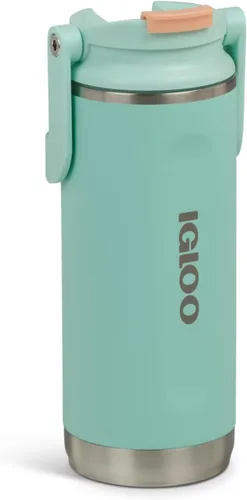 Miniatura 27 de Igloo Vaso de vino de 10 onzas Vasos de acero inoxidable Verde azulado laguna