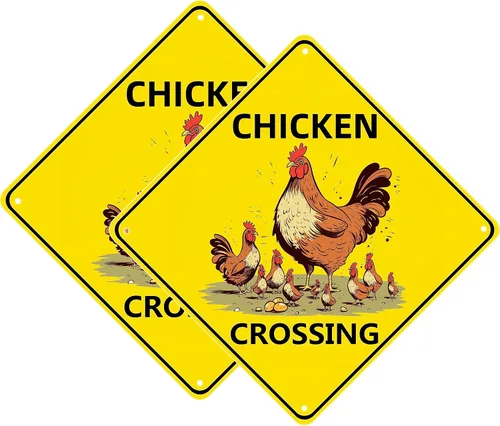 Miniatura 9 de Cartel de cruce de gato, letrero de gato para Nene Crossing paquete de 2 piezas de letrero de cruce de gato para decoración de pared de garaje retro
