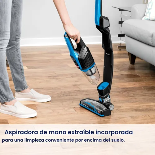 Miniatura 4 de Bissell, 3061 Aspiradora de Palo Inalámbrica Featherweight, Autoportante, Azul Eléctrico, Negro
