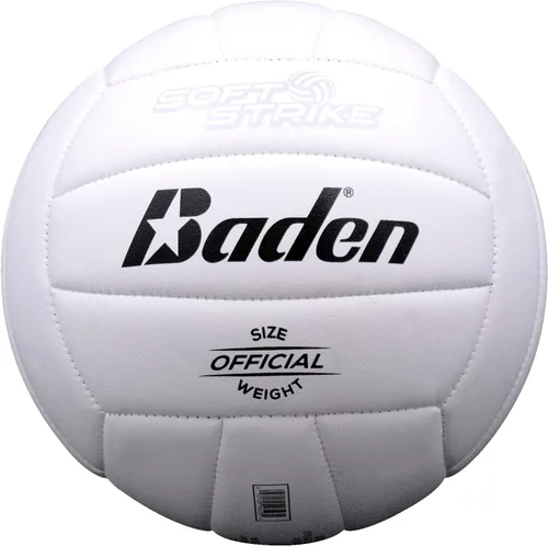 Miniatura 9 de Baden Soft Strike Voleibol Recreativo de Cuero Sintético Amortiguado Interior/Exterior para Principiantes y Jóvenes Tamaño Oficial