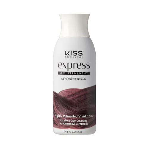 Miniatura 11 de Kiss Express - Kit completo de tinte semipermanente para el cabello, tinte vívido y altamente pigmentado para cabello vibrante, fórmula suave