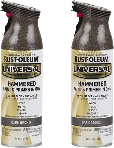 Miniatura 73 de Rust-Oleum 245197 Pintura en aerosol universal para todas las superficies, 12 onzas, negro satinado