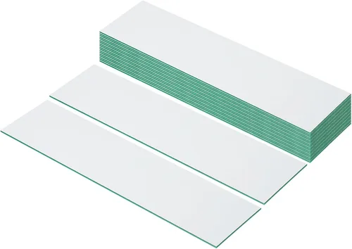 Miniatura 13 de PATIKIL Placas de nombre en blanco de 8"x2", paquete de 20, placas de nombre personalizadas grabadas personalizadas, rectángulos en blanco