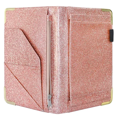 Miniatura 8 de Libreta de servidor DGBDPACK – Libretas de servidor para camarera con bolsillo con cremallera, 6 compartimentos, cartera organizadora de dinero