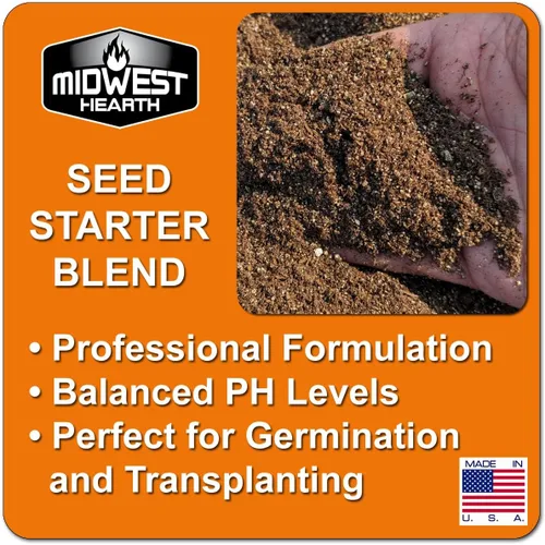 Miniatura 2 de Seed Starter - Mezcla natural de tierra para macetas para germinación y crecimiento (fabricada en Estados Unidos) (4 cuartos secos)