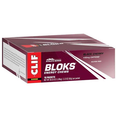 Miniatura 9 de CLIF BLOKS - Sabor a Cereza Negra con Cafeína - Gomitas Energéticas - Sin OMG - A Base de Plantas - Combustible Rápido para Ciclismo y Carrera
