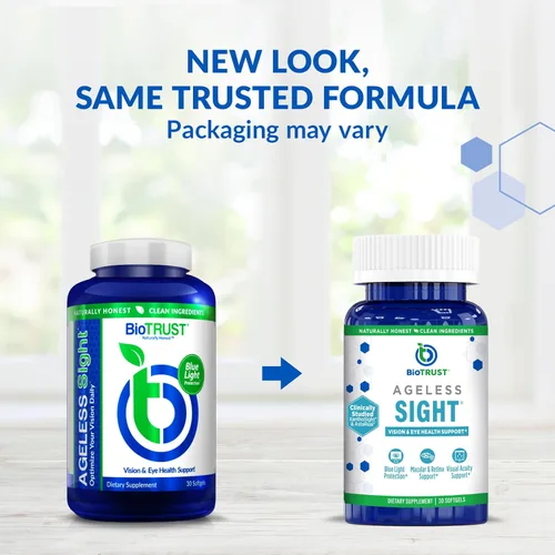 Miniatura 2 de BioTRUST Vista sin edad, protección de luz azul, promueve la salud ocular óptima, el rendimiento visual y la salud cerebral, soporte para la fatiga
