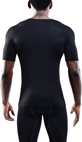 Miniatura 3 de NELEUS Paquete de 3 camisetas de entrenamiento de capa base de compresión atlética para hombre