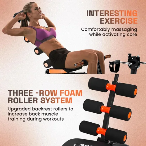 Miniatura 2 de YOXIER Máquina AB para entrenamiento de estómago, máquina multifuncional ajustable para entrenamiento corporal total, equipo de ejercicio abdominal