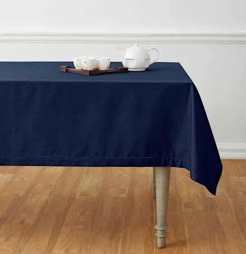 Miniatura 9 de Solino Home Mantel cuadrado de lino y algodón con vainica, 52 x 52 pulgadas, lavable a máquina para verano, 4 de julio