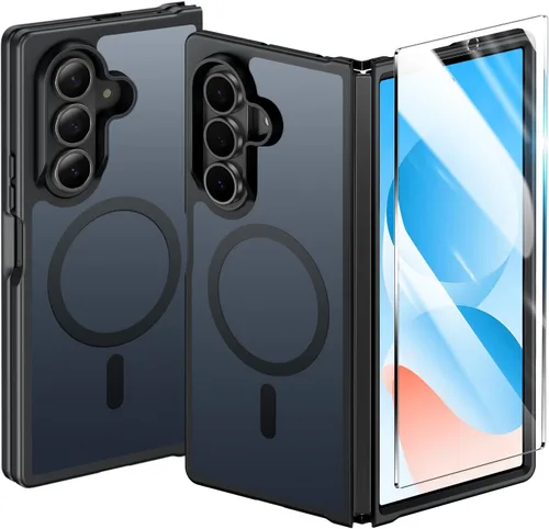 Miniatura 45 de FNTCASE - Funda para iPhone 16 Pro: magnética, mate, translúcida, de grado militar, protectora contra caídas, resistente, fina, duradera y a prueba
