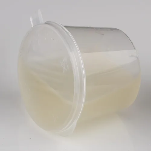 Miniatura 4 de WARMBUY Vasos desechables de plástico de 1 onza con tapas adjuntas, 100 unidades Pinturas para aderezos para ensaladas y salsas en contenedores