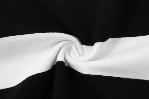 Miniatura 7 de Formeet17 Camiseta de manga larga a rayas para mujer, elástica, cómoda, cuello redondo