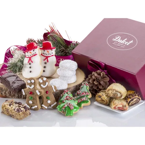 Miniatura 9 de Dulcet Gift Baskets Caja de regalo de la colección de chocolate definitiva rellena con brownie de dulce de leche, rugelah escamoso, pastel