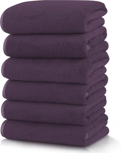 Miniatura 22 de TENSTARS Toallas de baño de seda con dobladillo para baño en liquidación - 27 x 55 pulgadas, ligeras, finas y de secado rápido, toalla absorbente