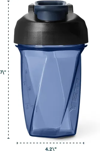Miniatura 4 de YETI Yonder Helimix - Botella mezcladora y agitadora Vortex con capacidad de hasta 20 oz Sin bola mezcladora ni batidor Fabricada en EE. UU.