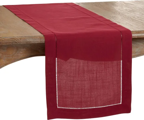 Miniatura 25 de SARO LIFESTYLE Servilleta de cóctel con borde cosido (juego de 12), negro, 6"x6