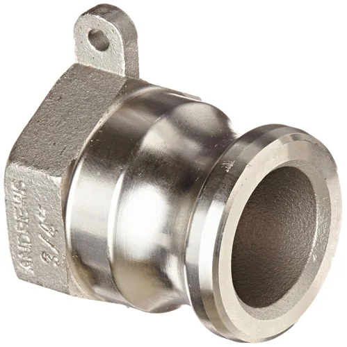 Miniatura 4 de Dixon 100-A-SS Acero Inoxidable 316 Boss-Lock Tipo A Leva y Ranura Manguera de Acoplamiento, Enchufe de 1" x 1" NPT Hembra