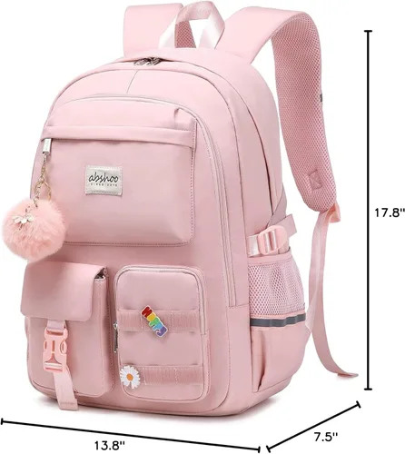 Miniatura 9 de Mochila grande para estudiantes con funda para laptop abshoo para mujeres universitarias, adolescentes de escuela secundaria y niñas adolescentes