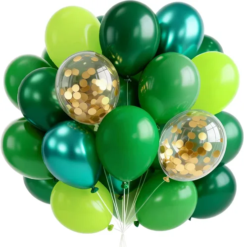 Miniatura 9 de PartyWoo Globos negros y dorados, 66 globos de 12 pulgadas color negro mate cromado metálico dorado para graduación, baby shower, cumpleaños, Año