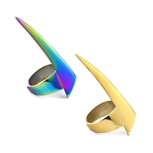 Miniatura 26 de Anillos profesionales para separar y seccionar el cabello, herramientas de acero inoxidable para trenzar el cabello para pelucas de rastas