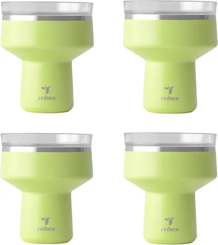 Miniatura 28 de Reduce Saltini - Vaso de cóctel de 16 onzas, vaso aislado de margarita con tapa, mantiene las bebidas frías durante 10 horas, alternativa al vaso