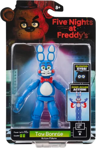 Miniatura 2 de Jazwares Five Nights at Freddy’s Figura de juguete Bonnie de 5 pulgadas articulada con función de susto luminoso y ojos que brillan en la oscuridad