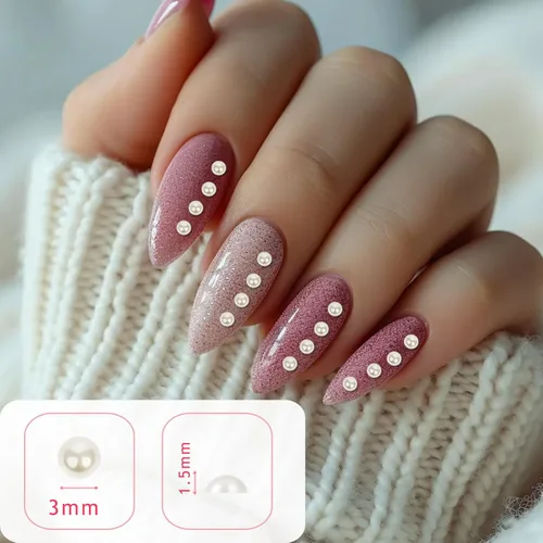 Miniatura 5 de MYDBUYSOME 5100 PIEZAS Adhesivos de Perla - Perlas Autoadhesivas para Peinado, Cara, Maquillaje, Ojos, Uñas, Manualidades, Gemas Adhesivas