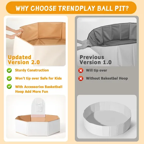 Miniatura 4 de Pelotas plegables para niños y mascotas, versátil piscina para niños y gatos, perfecto para niñas y niños, para interiores y exteriores, fácil