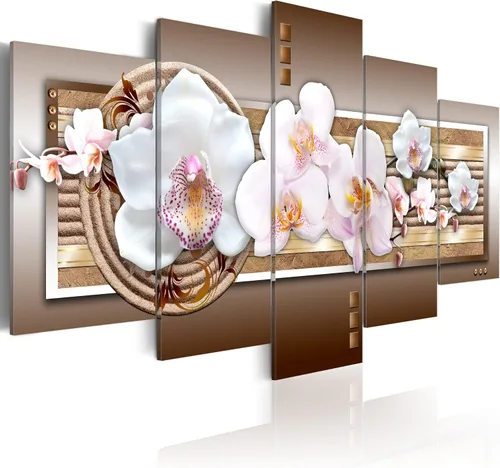 Miniatura 59 de Lienzo decorativo con impresión artística de diseño de orquídea de Artgeist Orquídea #01