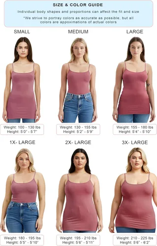 Miniatura 100 de Emmalise Camisola larga casual básica para mujer, con tirantes ajustables, top en capas
