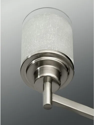 Miniatura 8 de Progress Lighting P4459 Alexa Candelabro de 5 luces, con pantalla de lino, de 20 pulgadas de alto., P4459-09, 100.00watts, 120.00 volts