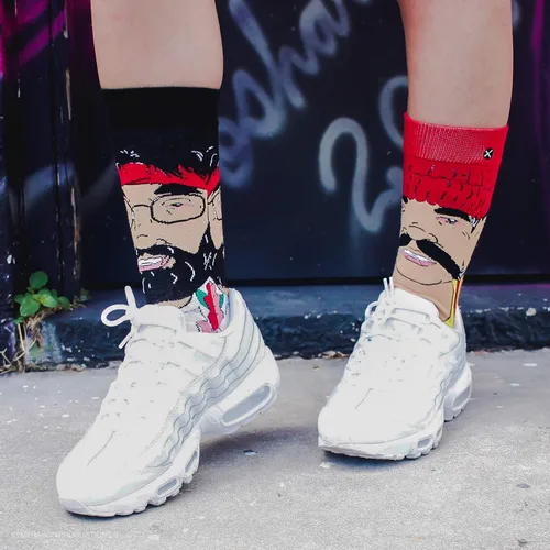 Miniatura 3 de Odd Sox, Películas, Cheech and Chong, calcetines novedosos, Weed Silly Cool