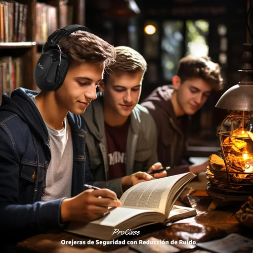 Miniatura 6 de ProCase NRR 28dB Noise Reduction Ear Muffs, Foldable Adjustable Noise Cancelling Headphones