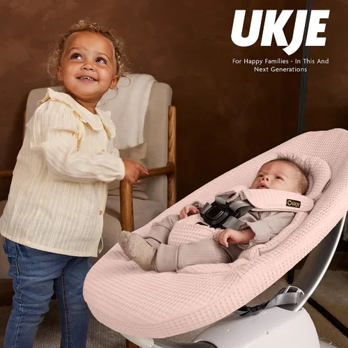 Miniatura 5 de UKJE Funda para columpio compatible con 4moms mamaRoo 5 Swing Accesorios para columpio de bebé Forro reversible para asiento infantil Fácil
