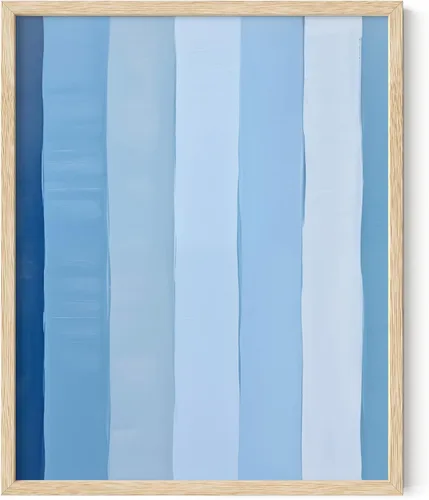 Miniatura 53 de HAUS AND HUES Arte abstracto moderno para pared, arte de sala de estar azul y verde, obra de arte moderna para paredes, imagen minimalista para sala