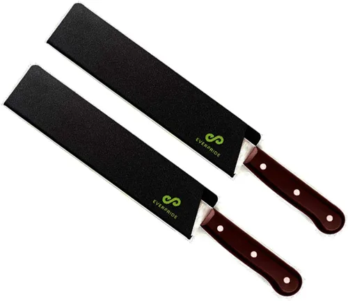 EVERPRIDE Juego de protectores de cuchillos de chef de 14 pulgadas (juego de 2 piezas) fundas largas para cuchillos de chef, duraderas, sin BPA,