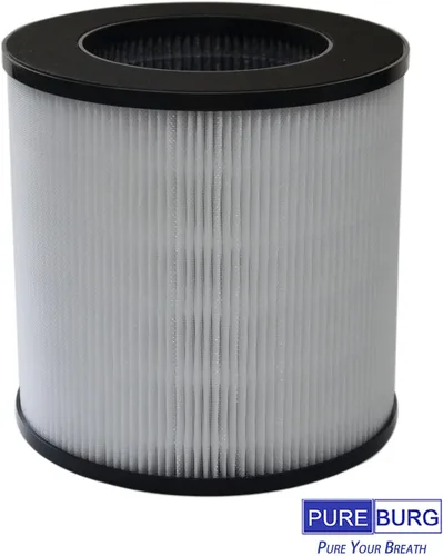 Miniatura 2 de PUREBURG Filtro de repuesto compatible con purificador de aire Druiap KJ150 y Cwxwei SY910 KJ150 (AF3001), paquete de 2 unidades True HEPA de 3