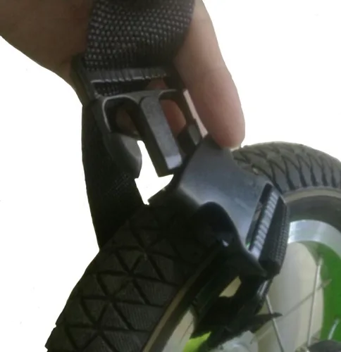 Miniatura 3 de Correa de transporte de hombro para bicicleta de equilibrio para niños/para llevar la bicicleta de los niños como remolque/correa extensible