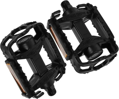 Par de pedales de bicicleta para niños, 3.93 x 2.55 pulgadas, ligeros, antideslizantes, pedales de ciclismo para niños, bicicletas de montaña y